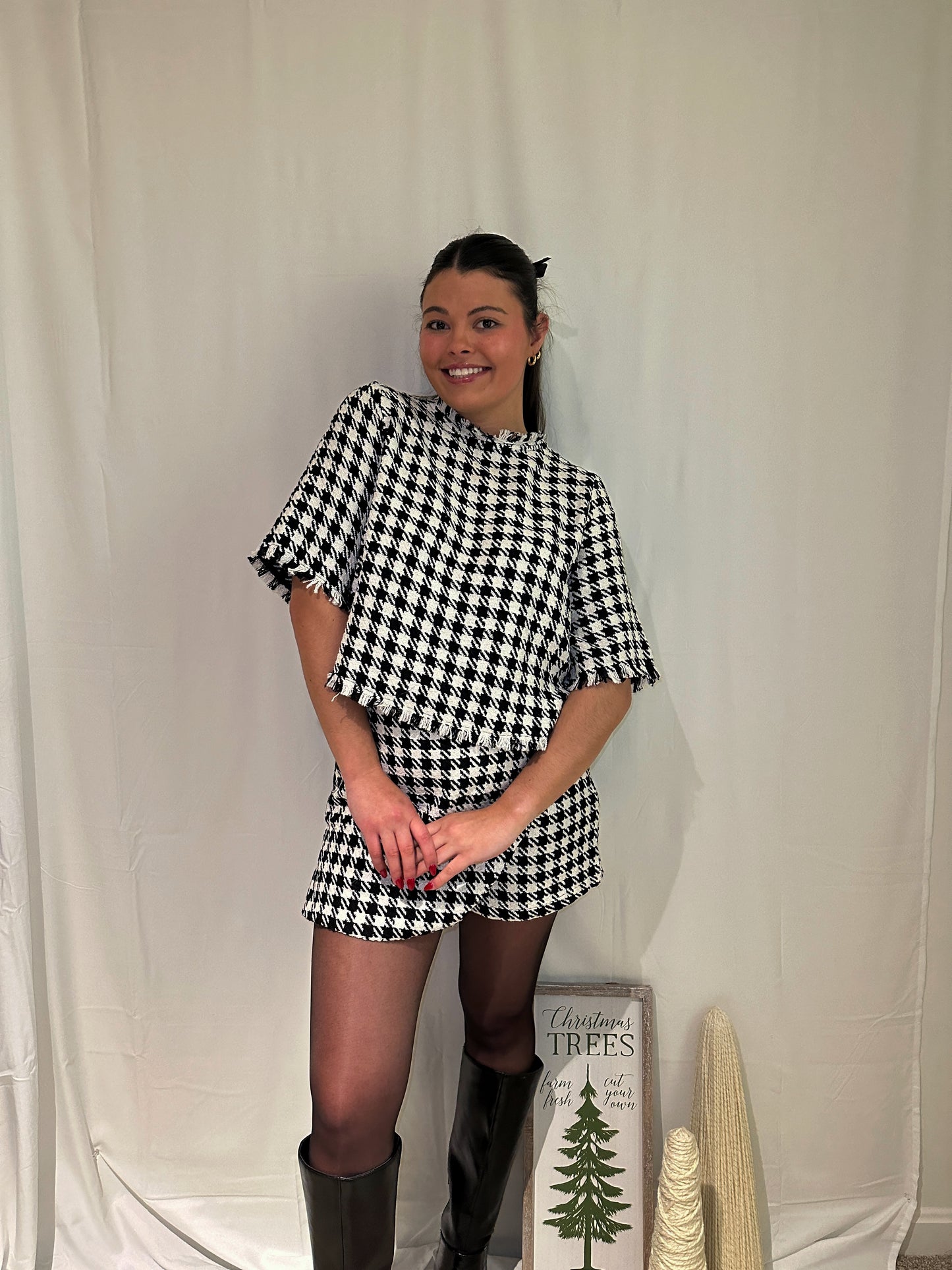 Halle Checkered Set
