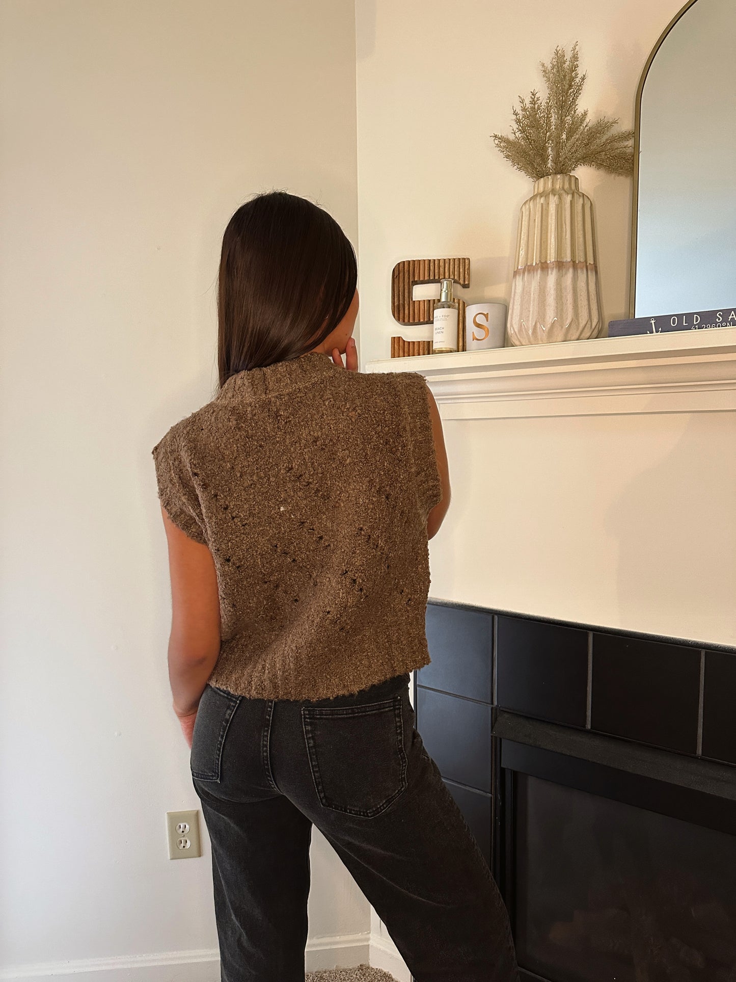 Into Fall Knit Vest