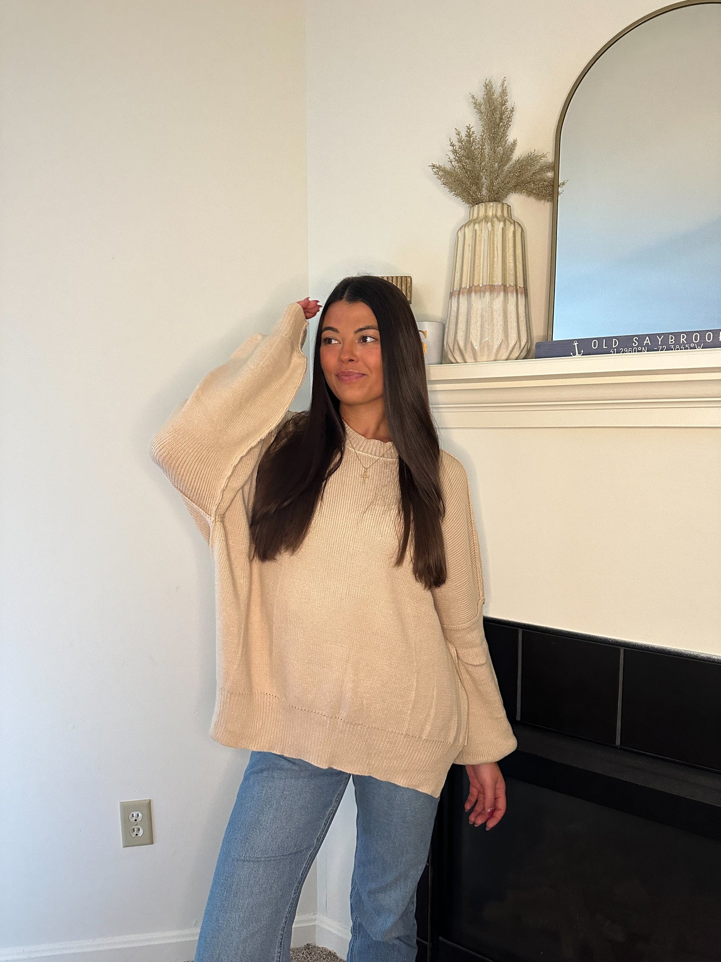 Harvey Knit Sweater - Beige