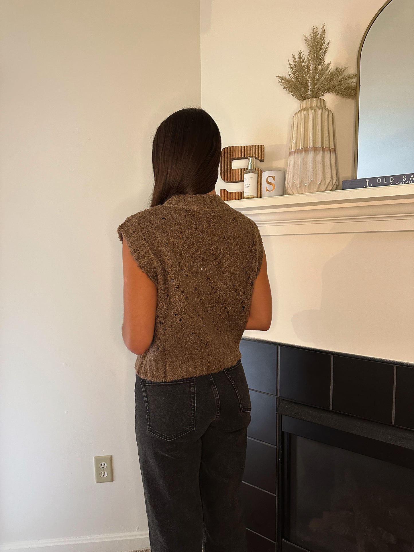 Into Fall Knit Vest