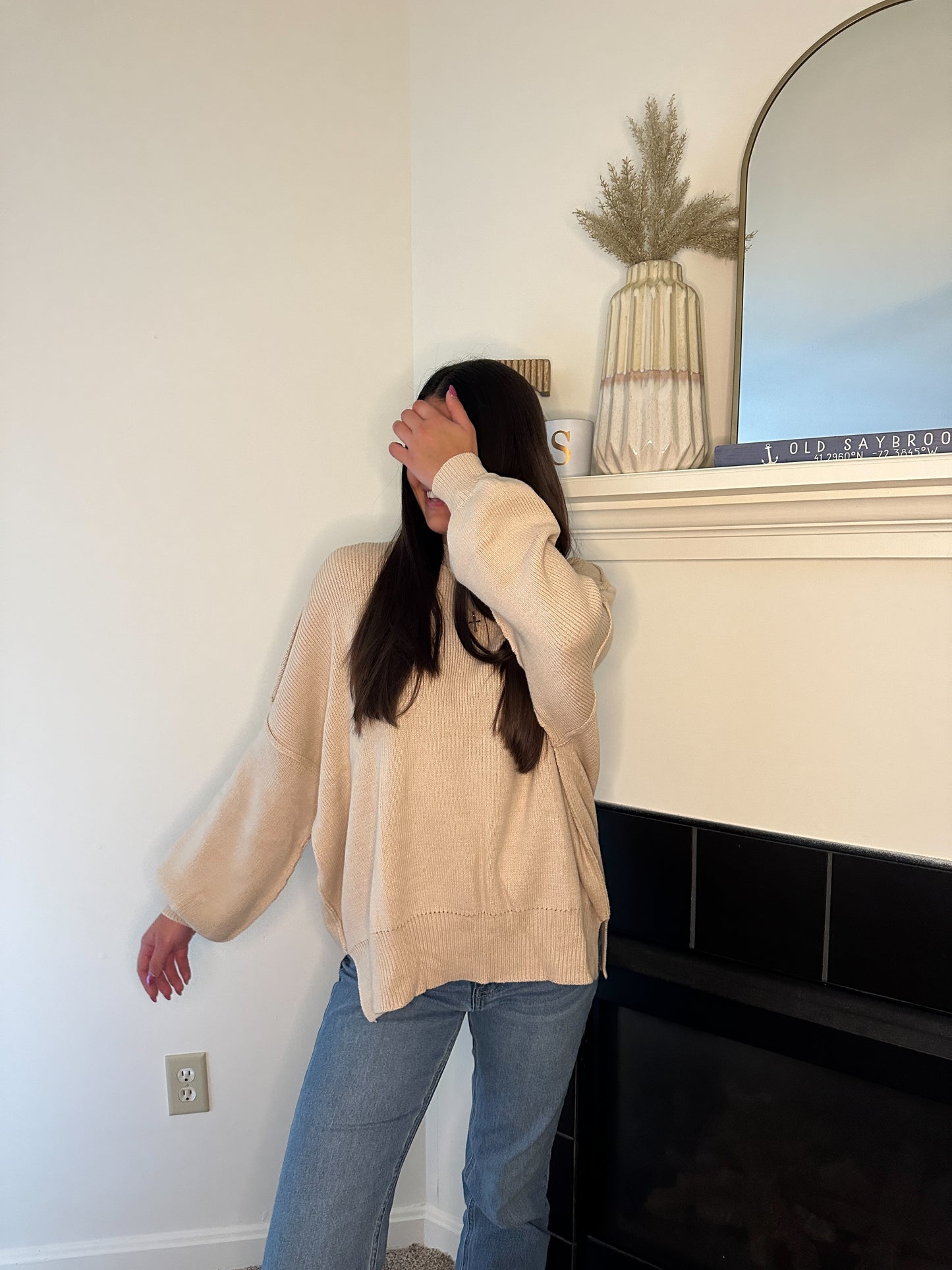 Harvey Knit Sweater - Beige