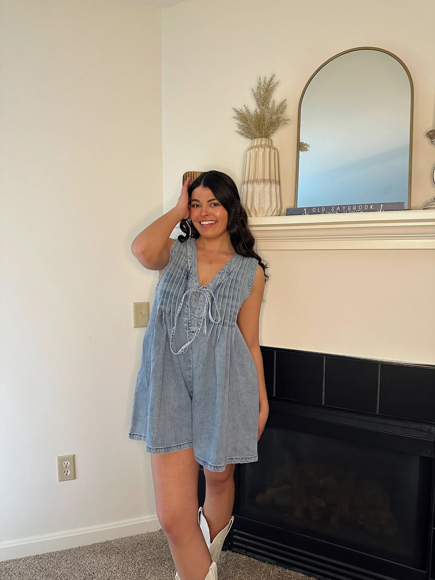 Austin Denim Romper