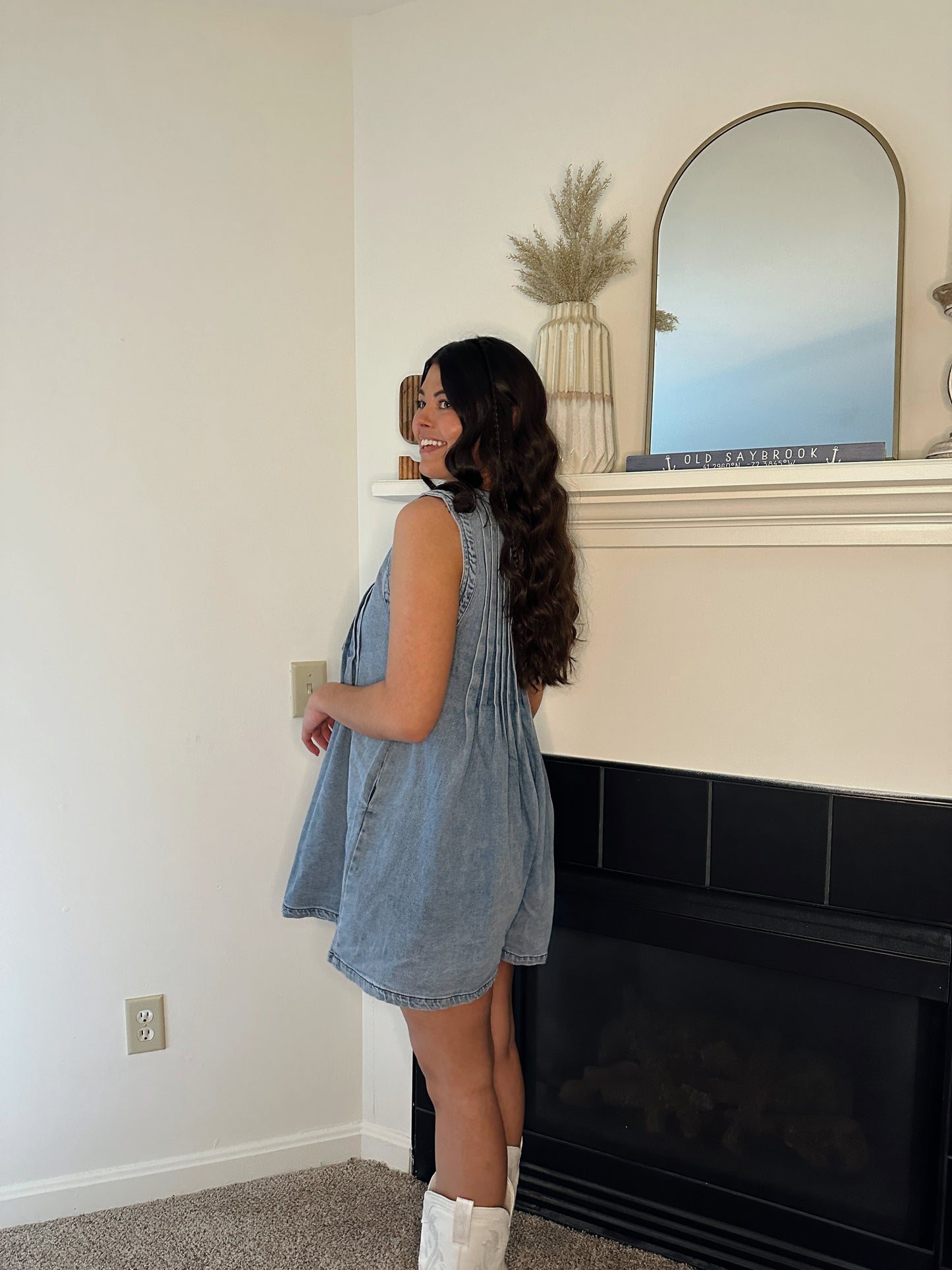 Austin Denim Romper