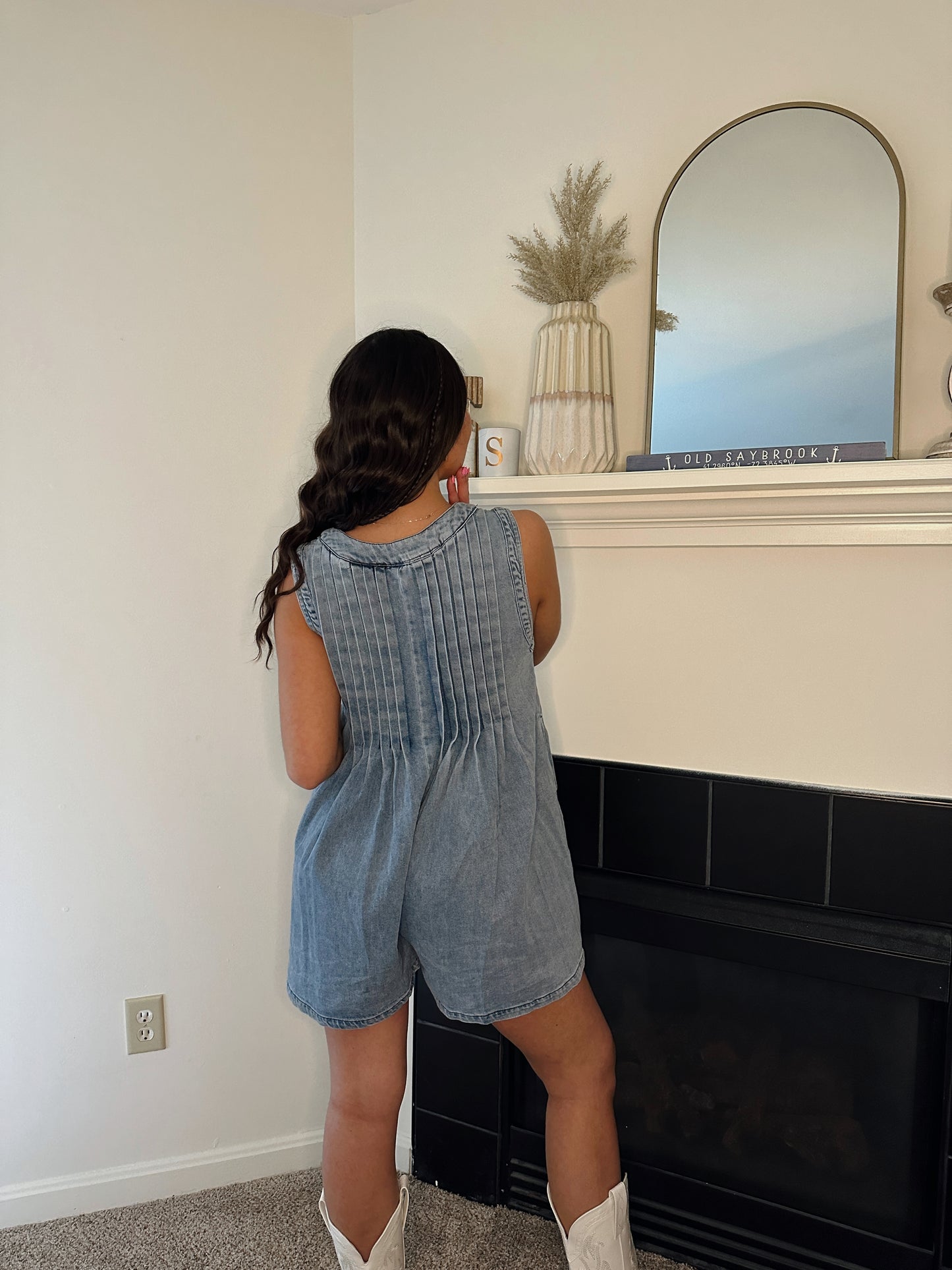 Austin Denim Romper