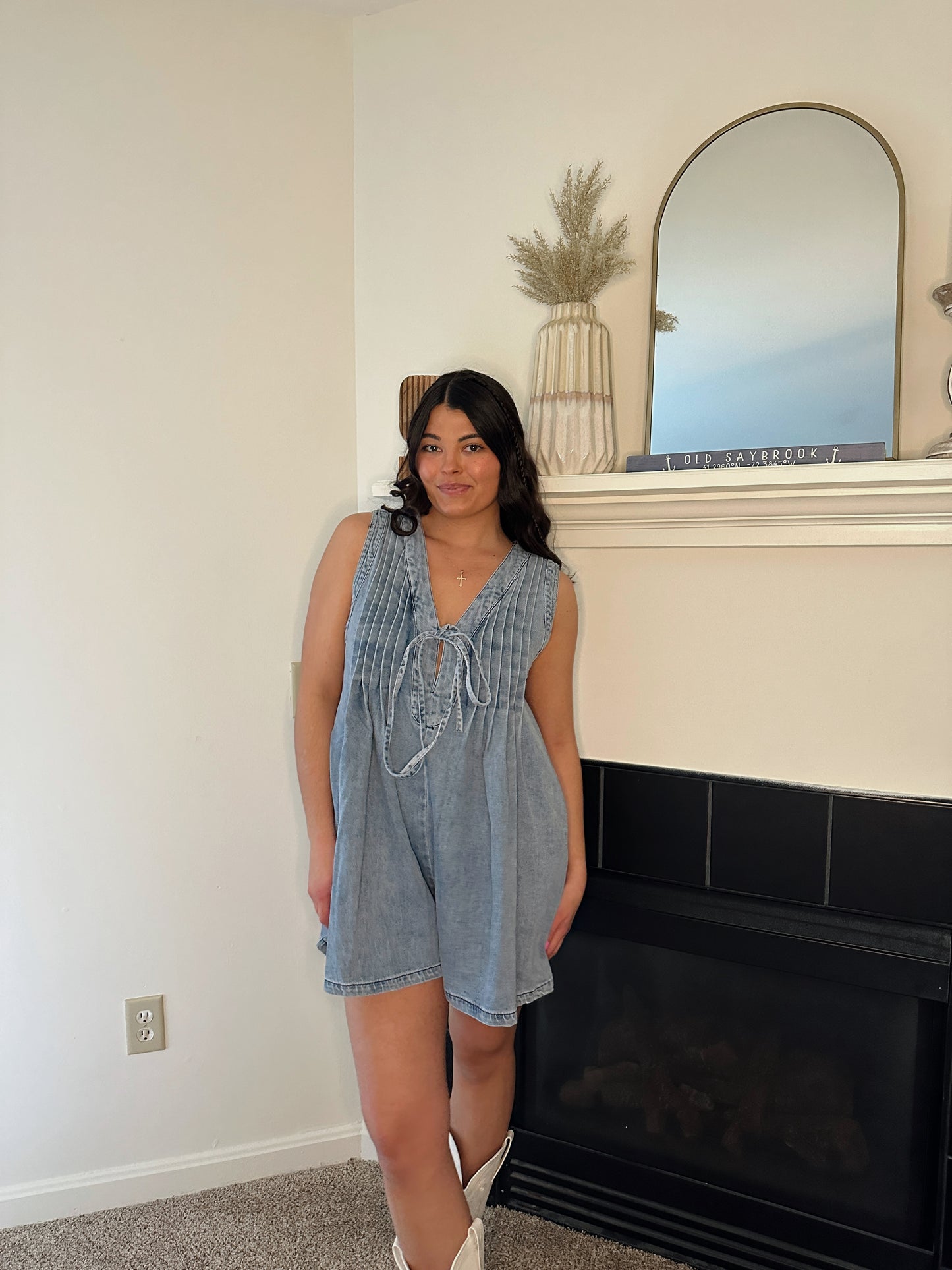 Austin Denim Romper